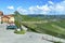 Italy, Piedmont, Langhe, wine tourists at `Cascina Monfalletto`