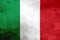 Italy polygonal flag. Mosaic modern background. Geometric design