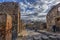 Italy, Pompei, 02,01,2018 Street in Pompeii, Italy.