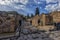 Italy, Pompei, 02,01,2018 Street in Pompeii, Italy. Pompeii is a