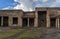 Italy, Pompeii, 02,01,2018 Courtyard of Stabian baths (Term