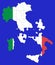 Italy puzzle map