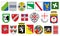 Italy regions blazons, provinces coat of arms