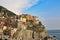 Italy, Riomaggiore scenic shoreline