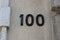 Italy: Road Signal Number one hundred.