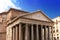 Italy. Rome. An ancient Pantheon.Close up in a sunny day