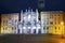 Italy. Rome. Basilica of Santa Maria maggiore at Night illumination