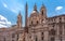 Italy.Rome.Piazza Navona.View of the temple of Sant`Agnese in Agone.