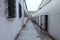 Italy, Sardinia, Asinara - view of the external courtyard of the prison