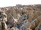 Italy, Sardinia, Cala Domestica, dried vegetation along a trekking route, Buggerru,