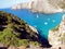 Italy, Sardinia, view of an inlet of Cala Domestica