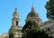 Italy, Sicily, Catania, Church of the Badia di Sant\\\'Agata, dome and bell tower of the church