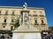Italy, Sicily, Catania, Piazza Stesicoro, the monument to Vincenzo Bellini