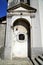 Italy sumirago church varese entrance and mosaic daY