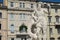 Italy, Trieste, Piazza della Borsa, the fountain of Neptune