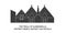 Italy, The Trulli Of Alberobello travel landmark vector illustration
