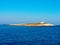 Italy, Tuscany, Grosseto, Maremma, islands, Ants Formiche rocks, view of the Formicone lighthouse