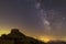 Italy Tuscany Grosseto, Mount Amiata Arcidosso, the milky way seen from the hermitage of Monte Labbro, David Lazzaretti