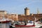 Italy, Tuscany, Livorno harbor.