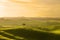 Italy. Tuscany. Rural landscape at dawn