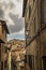 Italy, Tuscany, Sienna- 30Sept 2019: Defferent view towards the house in old town of Siena