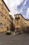 Italy, Tuscany, Sienna- 30Sept 2019: Street view in  Siena