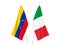 Italy and Venezuela flags
