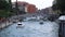 Italy, Venice,canals and boats inm summer