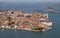 Italy, Venice, Murano Island, aerial view