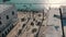 Italy, Venice. People walking on the quay