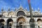 Italy, Venice. Piazza San Marco, St Mark`s Square,The Patriarchal Cathedral Basilica of Saint Mark