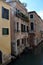 Italy, Venice. Windows in Venice. Buildings and structures in Venice