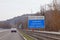 Italy Warning Panel that means Police Speed Check in the motorway