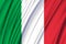 Italy waving flag illustration.