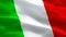 Italy waving flag. National 3d Italian flag waving. Sign of Italy seamless loop animation. Italian flag HD resolution Background.