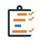 Iteration, project schedule icon. Glyph style vector EPS