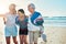 Its just us girls today. a senior woman spending the day at the beach with her daughter and granddaughter.