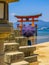 Itsukushima Floating Torii Gate in Miyajima, Japan