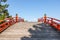 Itsukushima Shrine Red Bridge