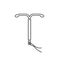 IUD intrauterine device icon