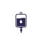 Iv bag, drip icon