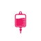 Iv bag, medical drip icon