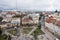 Ivano-Frankivsk, Ukraine - March, 2023: Panorama view from city hall