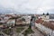 Ivano-Frankivsk, Ukraine - March, 2023: Panorama view from city hall