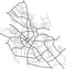 Ivanovo city map - town streets on the plan. Map of the  scheme of road. Urban environment, architectural background. Vector