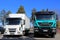 Iveco Euro 6 Trucks on a Yard