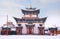 Ivolginsky Buddhist temple on a winter day