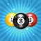 Ivories, Billiard Balls Background