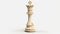 Ivory Chess Piece With Gold Detailing - 3d Model Preview