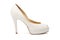 Ivory female wedding footwear